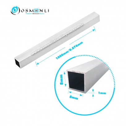 Alüminyum Kutu 8x8x1mm